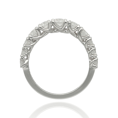 Fehér arany gyűrű 53-as méret (B48420_3I)